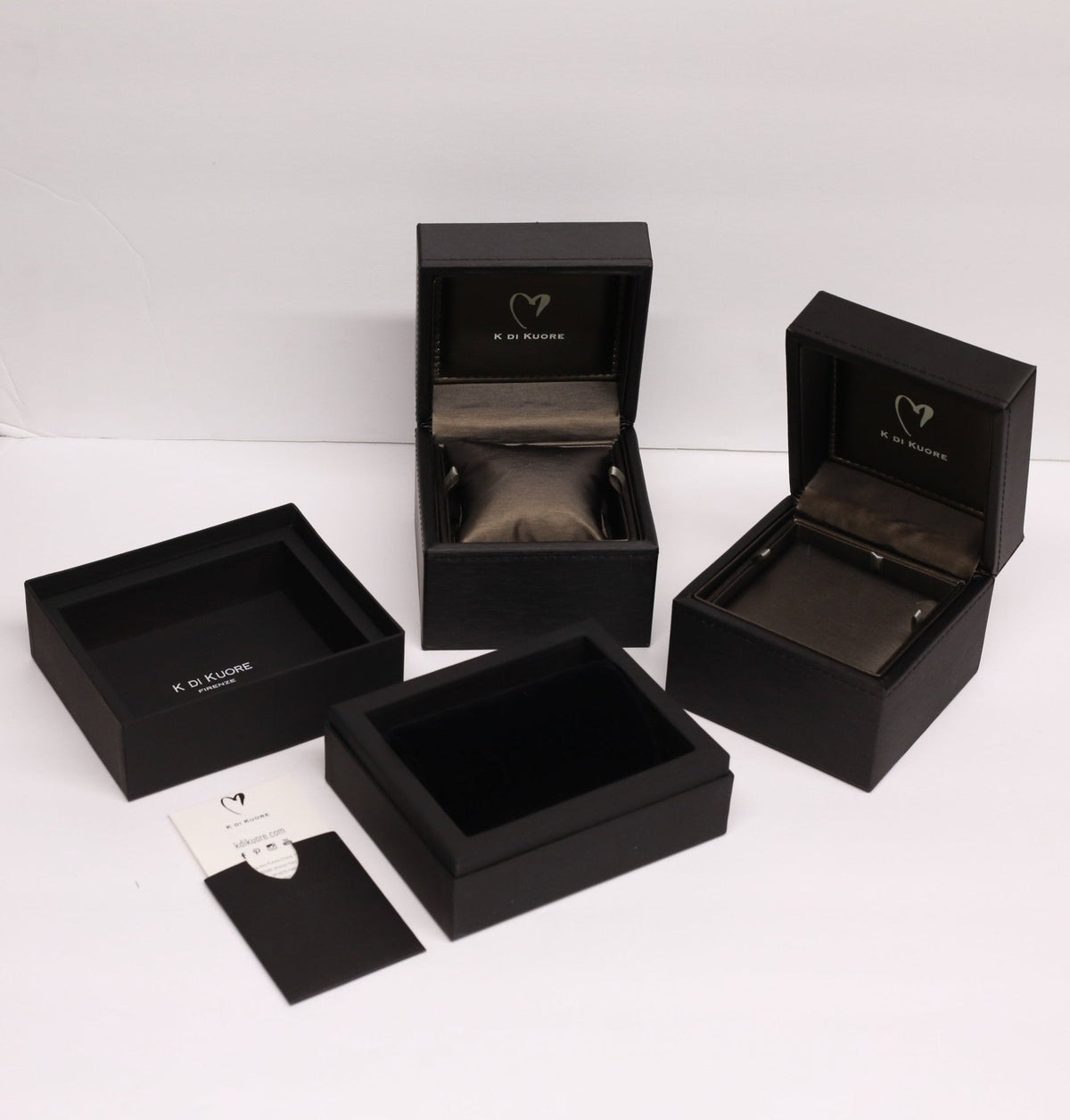 K Di Kuore Creolen 18 Kt Roségold mit Diamanten 461807