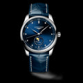 Longines Master Collection Moonphase 40mm Blau Diamanten L2.909.4.97.0