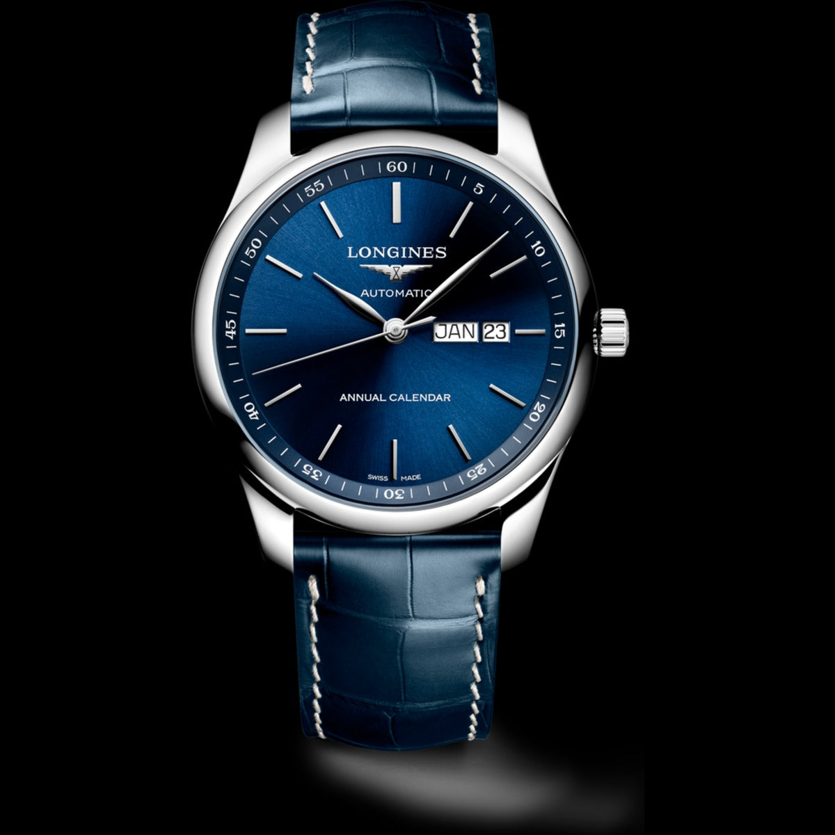 Longines Master Collection Jahreskalender 42mm Blau L2.920.4.92.0