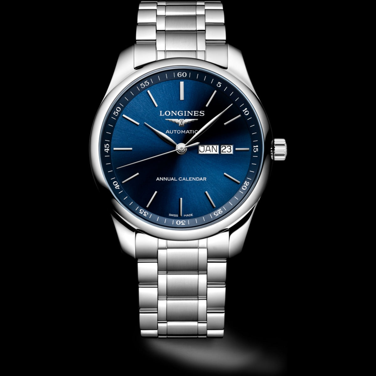 Longines Master Collection Jahreskalender 42mm Blau L2.920.4.92.6