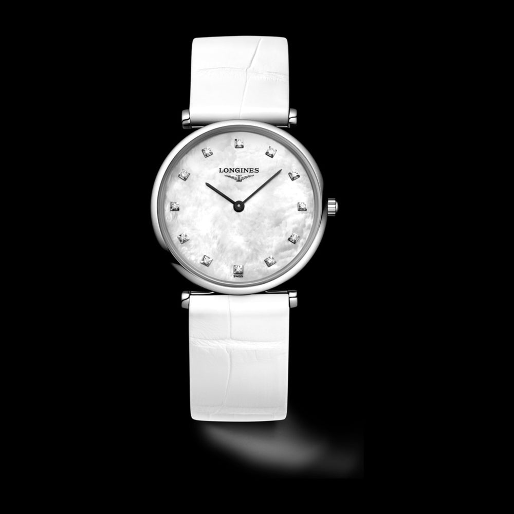 Longines La Grande Classique 29mm Weiss Perlmutt Diamanten L4.512.4.87.0